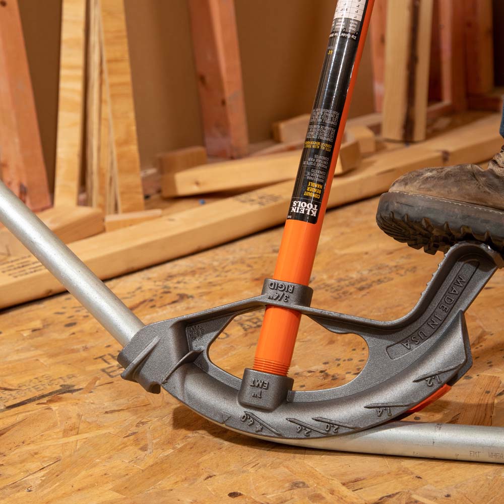 Conjunto completo de doblador de tubo conduit de hierro para EMT de 1'' con Angle Setter™ - Imagen 5