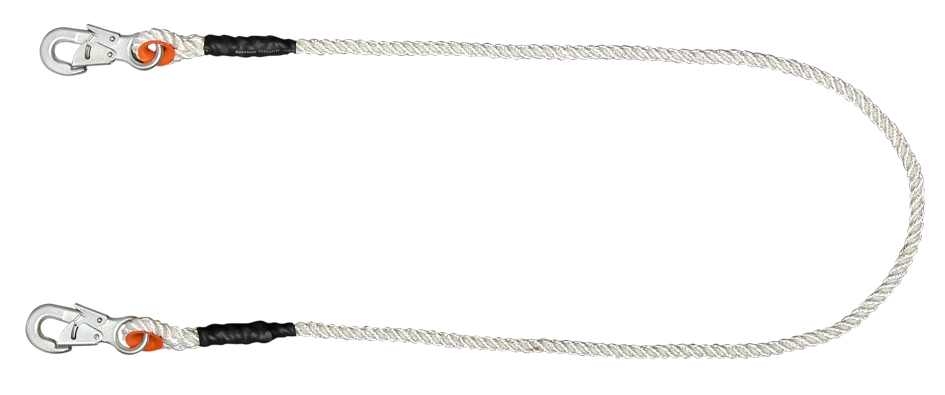 Cables de Protección con Cuerda de Polipropileno de 9/16'' Seguro Doble