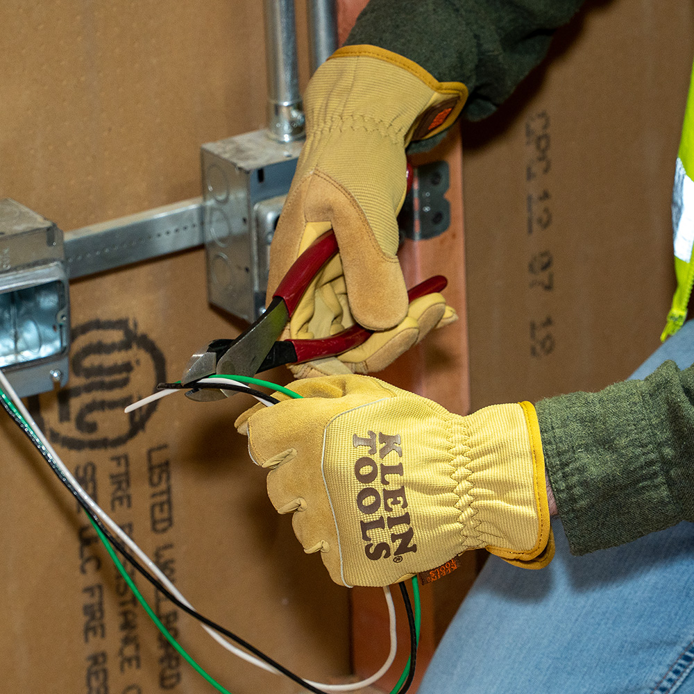 Guantes de cuero multiusos, grandes - Imagen 5