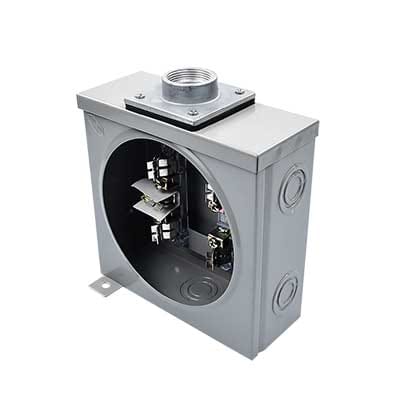 BASE DE MEDIDOR CUADRADA DE 5 TERMINALES