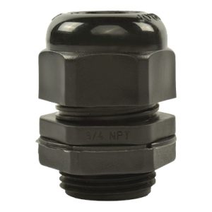 CONECTOR GLÁNDULA C/CONTRATUERCA PLÁSTICA DE 19 MM