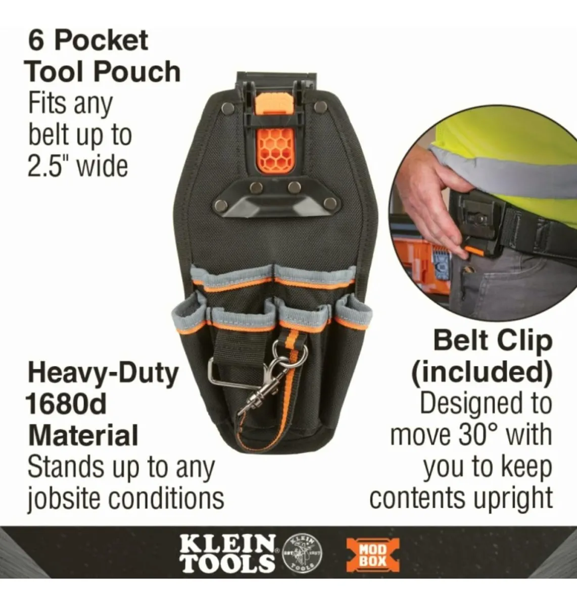 PORTAHERRAMIENTAS 4 BOLSILLOS MODBOX - Imagen 5