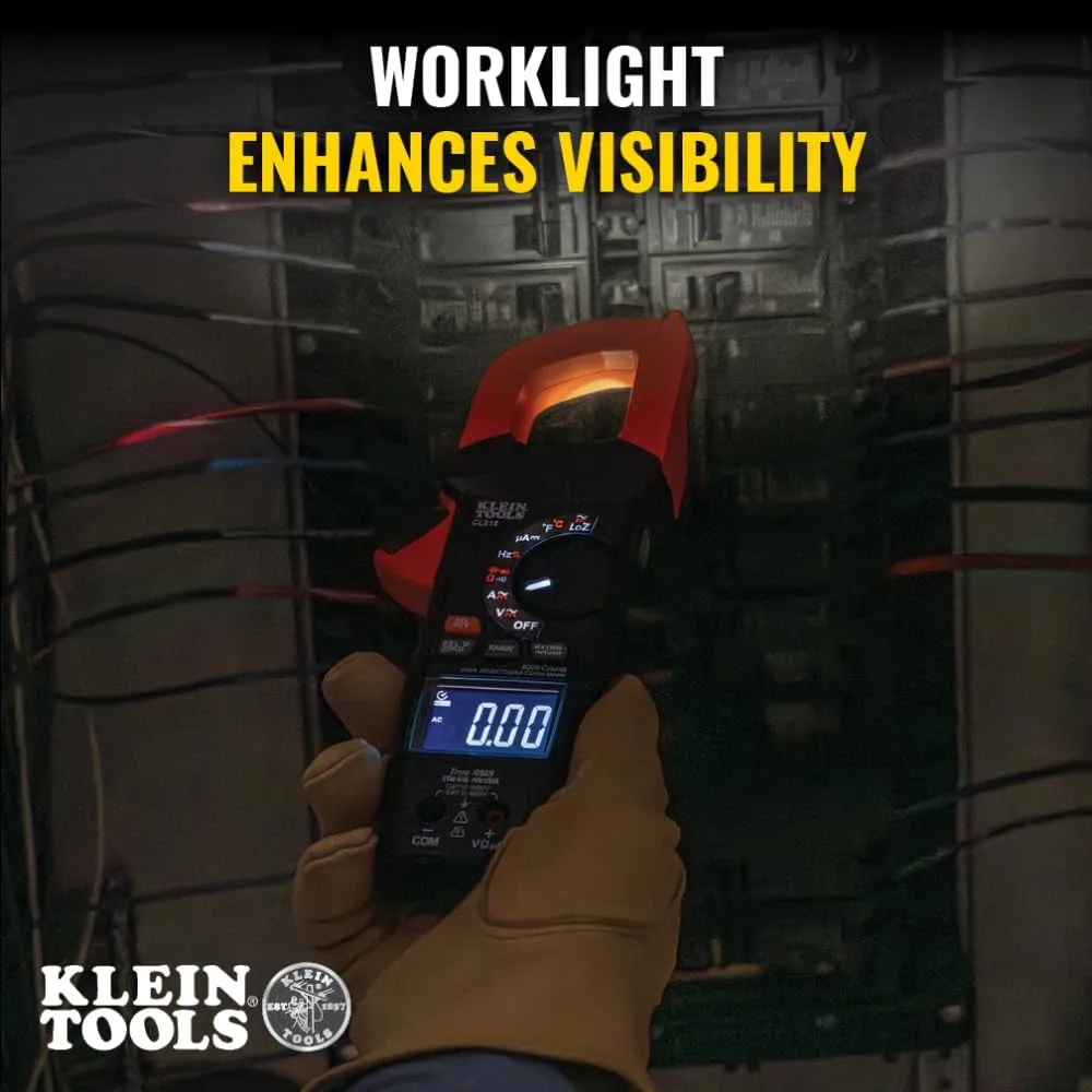 Multímetro gancho 600A CA/CCRMS NC V TC LUZ - Imagen 7