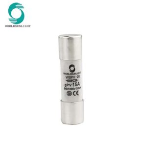 FUSIBLE TIPO CILINDRO 10X38MM APLICACIÓN PARA SISTEMA FOTOVOLTÁICO 1P-20A, 1000V, 33KA CORRIENTE DIRECTA