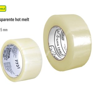 Cinta transparente Hot Melt
