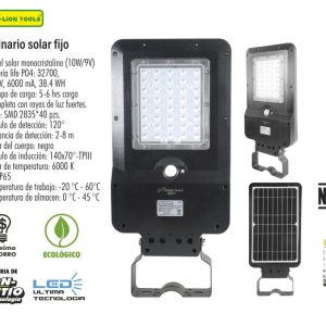 Luminario solar fijo 25W
