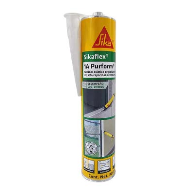 SIKAFLEX SELLADOR ELÁSTICO DE POLIURETANO CON ALTA CAPACIDAD DE MOVIMIENTO (1A PURFORM9 DE 300ML